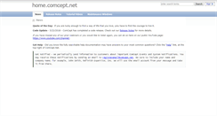 Desktop Screenshot of home.comcept.net